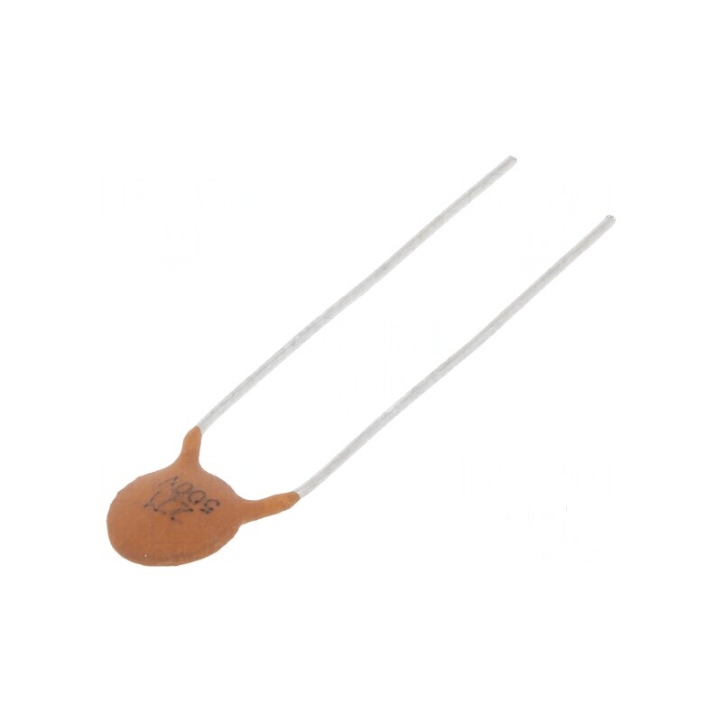 Condensator ceramic 270pF 500V Y5P ±10% THT 5mm | Electronic-mag.ro | Componente Electronice