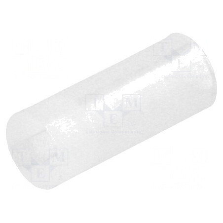 Bucșă de distanțare LED 4mm x 3mm x 10mm naturală | Electronic-mag.ro | Componente Electronice