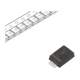 Diodă redresoare SMD 1kV 1A 500ns SOD123F Ufmax 1,3V | Electronic-mag.ro | Componente Electronice