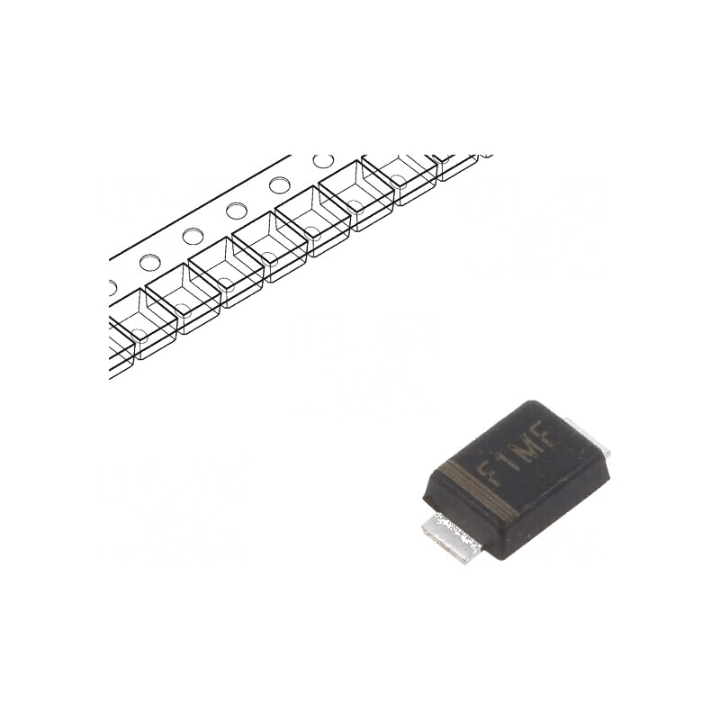 Diodă redresoare SMD 1kV 1A 500ns SOD123F Ufmax 1,3V | Electronic-mag.ro | Componente Electronice Diodă redresoare SMD 1kV 1A 500ns SOD123F Ufmax 1,3V | Electronic-mag.ro | Componente Electronice