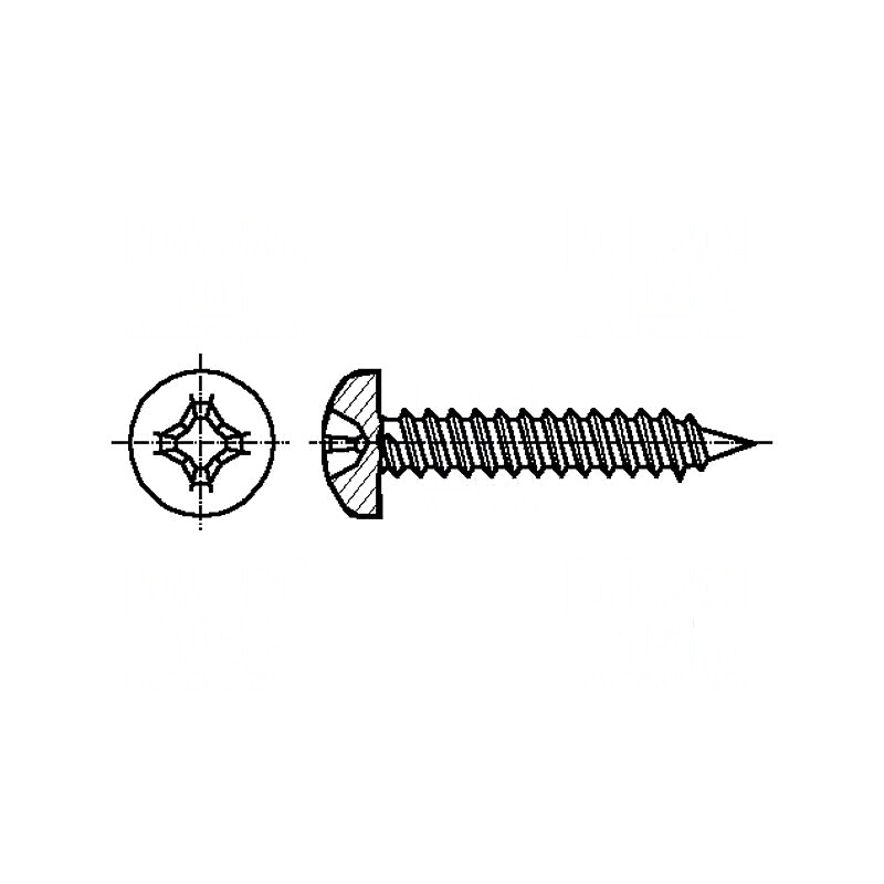 Şurub 3,9x13 Cap Rotund Phillips PH2 Oțel Inoxidabil A2 | Electronic-mag.ro | Componente Electronice