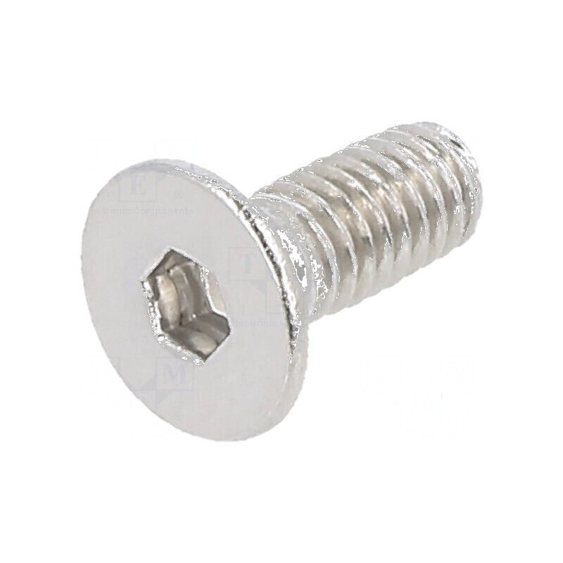 Şurub M4x10 Cap îngropat imbus HEX 2,5mm DIN 7991 | Electronic-mag.ro | Componente Electronice