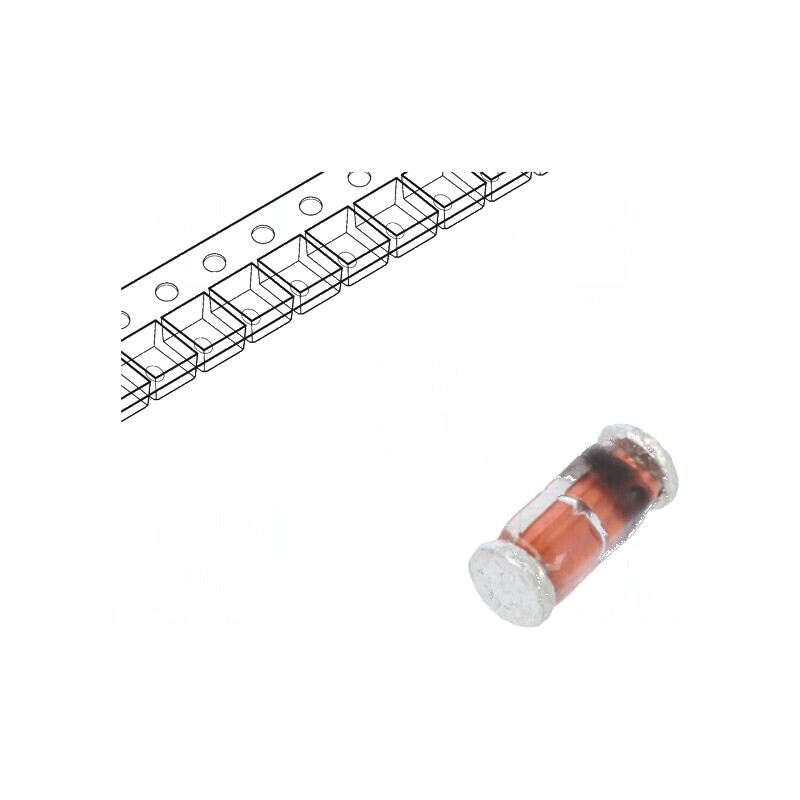 Diodă SMD 100V 0,15A 8ns QuadroMELF SOD80 | Electronic-mag.ro | Componente Electronice