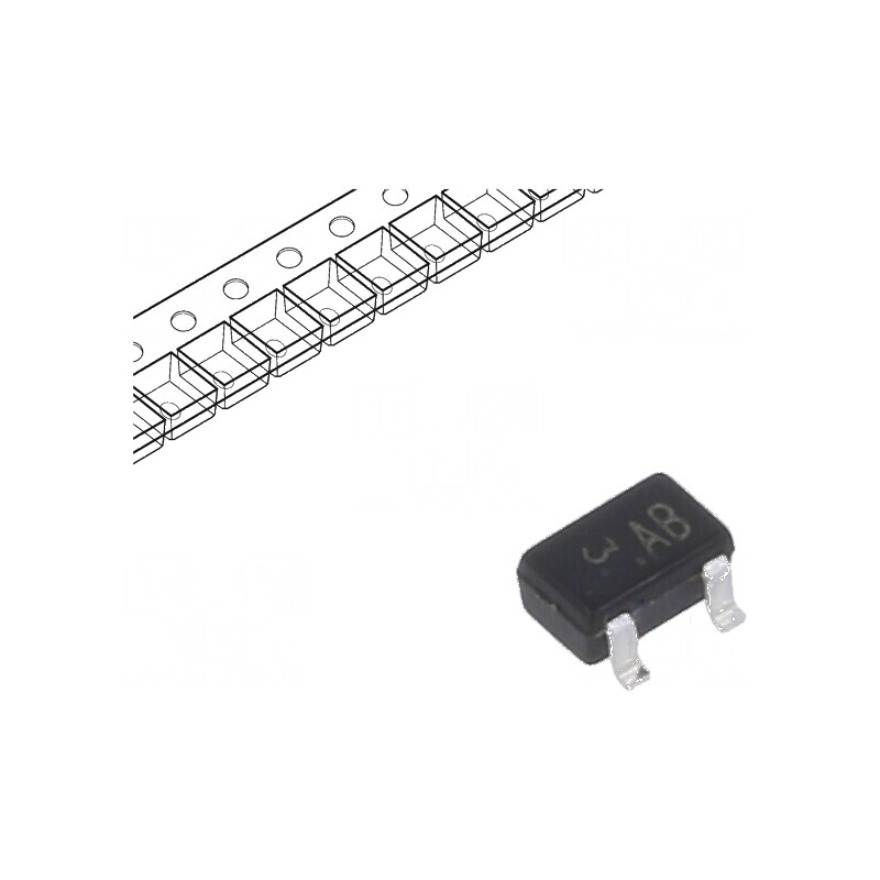 Tranzistor PNP bipolar BRT 50V 0,1A 200mW SOT323 | Electronic-mag.ro | Componente Electronice