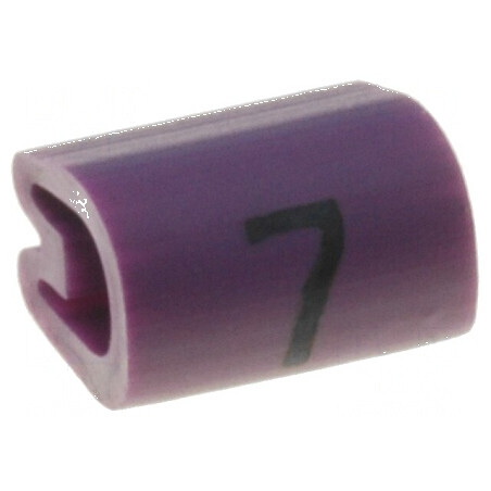 Markere Marcaj PVC violet 7 2÷3,2mm -45÷70°C | Electronic-mag.ro | Componente Electronice