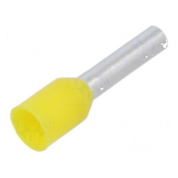 Vârf tub capăt izolat cupru 1,5mm² 8mm cositorit crimpat | Electronic-mag.ro | Componente Electronice