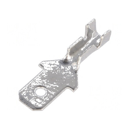 Terminal plat 4,8mm tată 0,5mm pentru cablu 0,5÷1mm² | Electronic-mag.ro | Componente Electronice