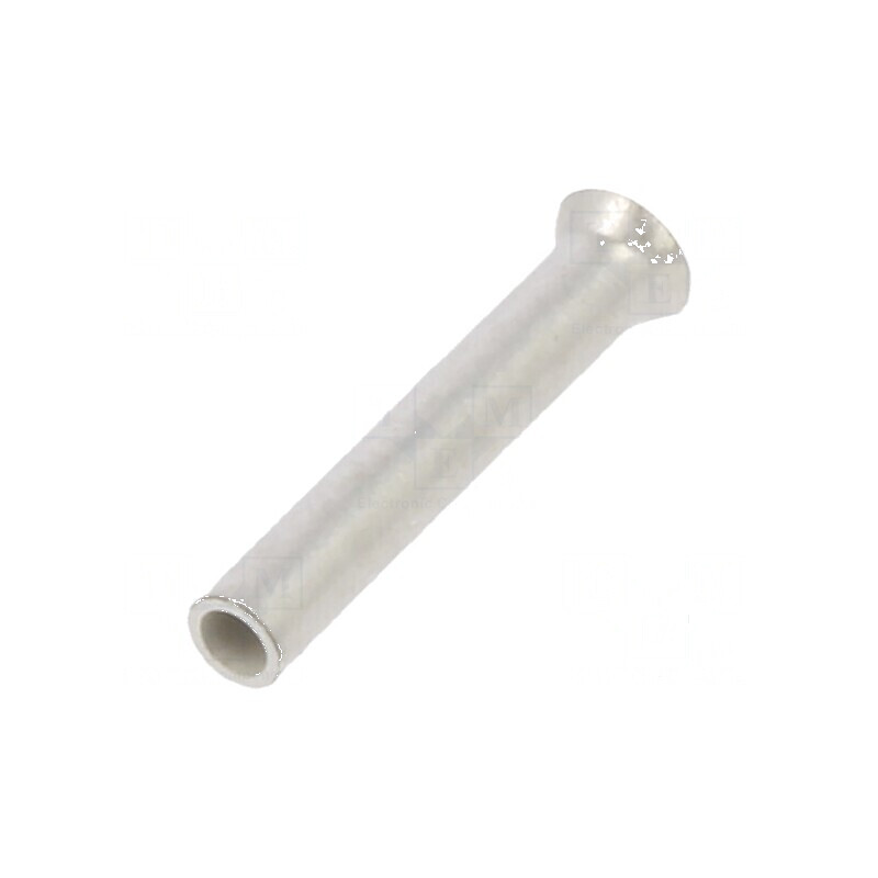 Vârf tub de capăt neizolat 0,25mm² 7mm cositorit crimpat | Electronic-mag.ro | Componente Electronice