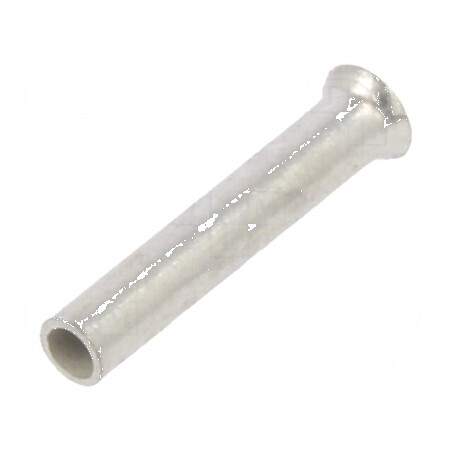 Vârf tub neizolat 0,34mm2 7mm crimpat | Electronic-mag.ro | Componente Electronice