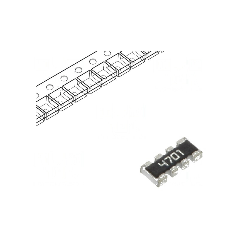 Rezistor SMD multipolar 4,7kΩ ±1% 62,5mW - Nr. 4 | Electronic-mag.ro | Componente Electronice
