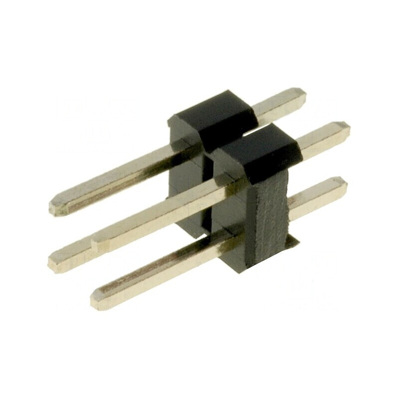 Conector şiruri pini tată 4 pini 2,54mm THT | Electronic-mag.ro | Componente Electronice