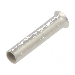 Vârf tub capăt neizolat 0,75mm² 8mm cositorit crimpat | Electronic-mag.ro | Componente Electronice