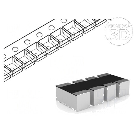 Rezistor multipolar Y SMD 0Ω ±5% 62,5mW 4 rezistori | Electronic-mag.ro | Componente Electronice
