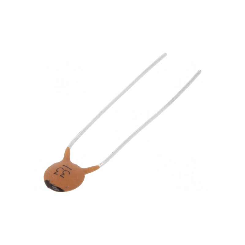 Condensator ceramic 33pF 100V C0G NP0 ±10% THT 5mm | Electronic-mag.ro | Componente Electronice Condensator ceramic 33pF 100V C0G NP0 ±10% THT 5mm | Electronic-mag.ro | Componente Electronice
