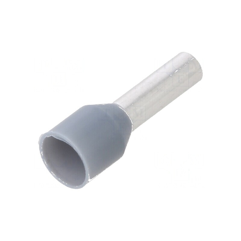 Vârf tub capăt cupru 2,5mm2 8mm cositorit crimpat izolată | Electronic-mag.ro | Componente Electronice