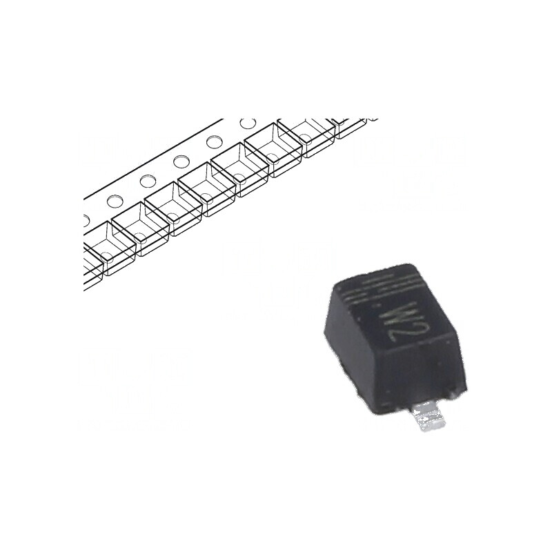 Diodă SMD 100V 150mA 4ns SOD323F Ufmax 1V 200mW | Electronic-mag.ro | Componente Electronice