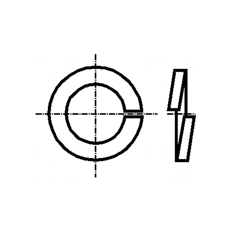 Şaibă elastică M6 D11,8mm h1,6mm oțel inoxidabil A2 | Electronic-mag.ro | Componente Electronice