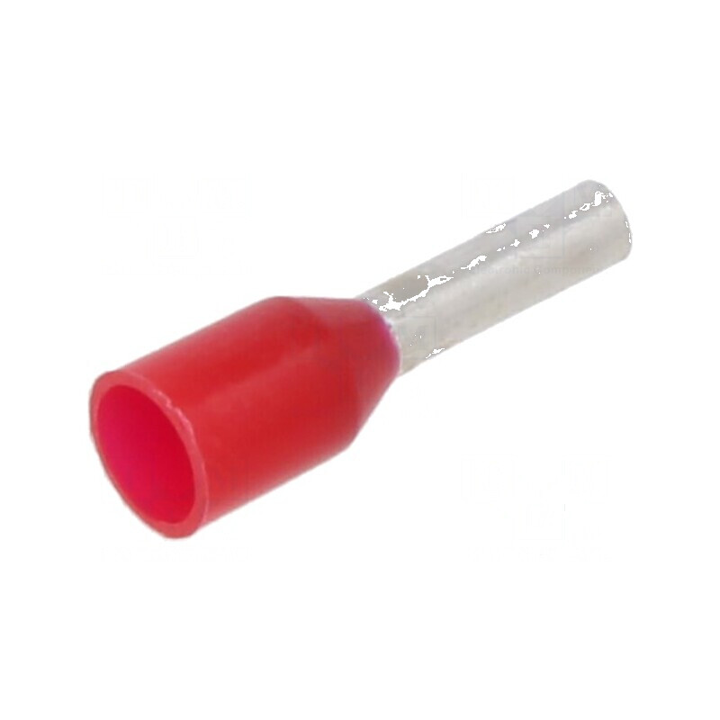 Vârf tub de capăt izolată cupru 1mm2 6mm cositorit crimpat | Electronic-mag.ro | Componente Electronice Vârf tub de capăt izolată cupru 1mm2 6mm cositorit crimpat | Electronic-mag.ro | Componente Electronice
