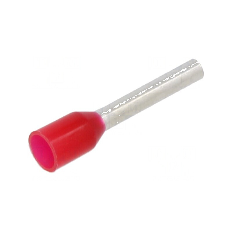 Vârf tub capăt izolat cupru 1mm² 10mm cositorit crimpat | Electronic-mag.ro | Componente Electronice