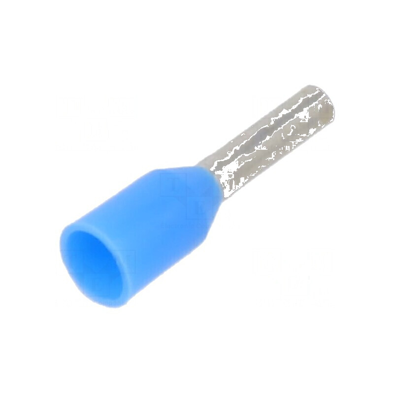 Vârf tub de capăt izolată cupru 0,75mm2 6mm cositorit 18AWG | Electronic-mag.ro | Componente Electronice