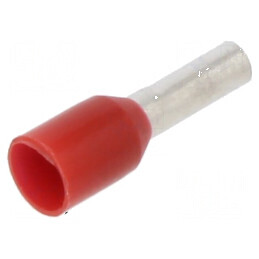 Vârf tub capăt izolată cupru 1,5mm2 6mm cositorit crimpat | Electronic-mag.ro | Componente Electronice