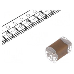 Condensator ceramic MLCC 2.7nF 50V X7R ±10% SMD 0402 | Electronic-mag.ro | Componente Electronice