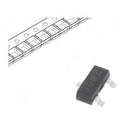 Tranzistor PNP bipolar 65V 0,1A 250mW SOT23 TO236AB | Electronic-mag.ro | Componente Electronice