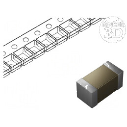 Condensator ceramic MLCC 1nF 25V X7R ±10% SMD 0201 | Electronic-mag.ro | Componente Electronice