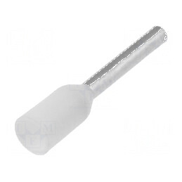 Vârf tub capăt izolată cupru 0,5mm2 8mm cositorit crimpat | Electronic-mag.ro | Componente Electronice