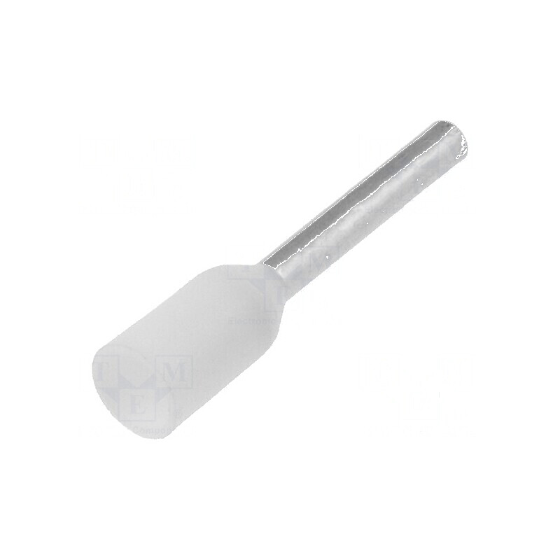 Vârf tub capăt izolată cupru 0,5mm2 8mm cositorit crimpat | Electronic-mag.ro | Componente Electronice