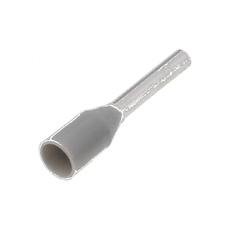 Vârf tub de capăt izolat cupru 0,75mm² 8mm gri cositorit | Electronic-mag.ro | Componente Electronice