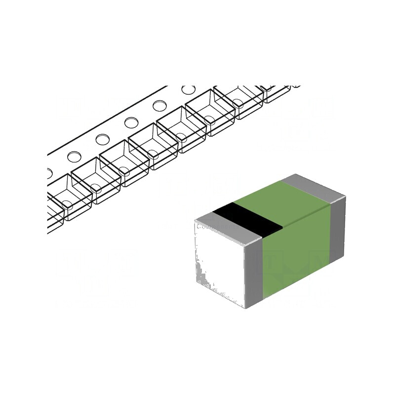 Inductor SMD 0402 2,4nH 800mA 0,1Ω Q8 6000MHz | Electronic-mag.ro | Componente Electronice