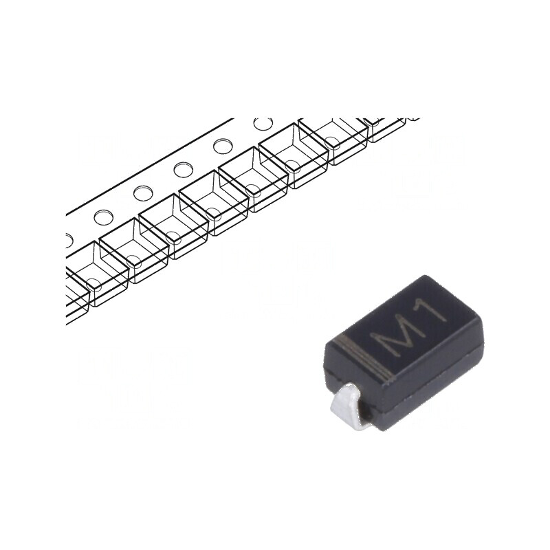 Diodă redresoare SMD 50V 1A Ufmax 1,1V Ifsm 30A | Electronic-mag.ro | Componente Electronice Diodă redresoare SMD 50V 1A Ufmax 1,1V Ifsm 30A | Electronic-mag.ro | Componente Electronice