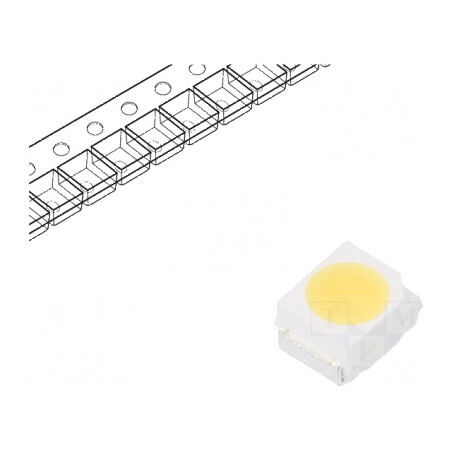Banda LED SMD 3528 Alb Rece 5-8lm 5550-6040K 20mA | Electronic-mag.ro | Componente Electronice