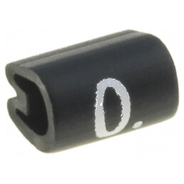 Markere Marcaj PVC neagră 0 2,5÷4mm -45÷70°C | Electronic-mag.ro | Componente Electronice