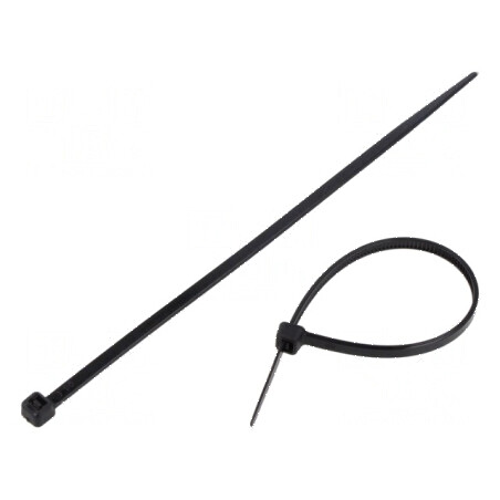 Colier de strângere poliamidă 150mm negru 176N | Electronic-mag.ro | Componente Electronice