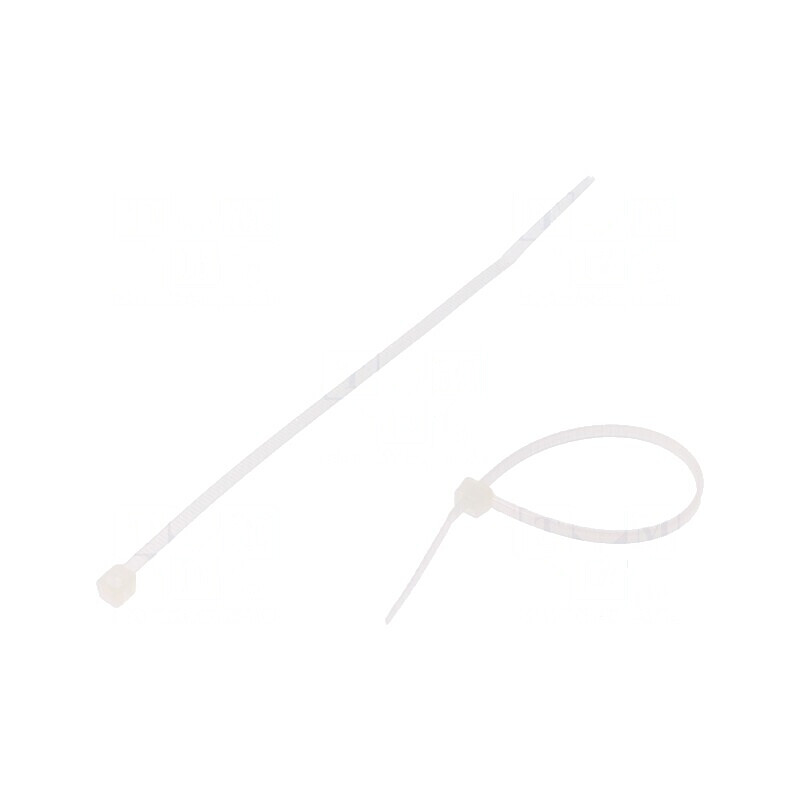 Colier de strângere poliamidă 150mm x 3,6mm 176N naturală | Electronic-mag.ro | Componente Electronice