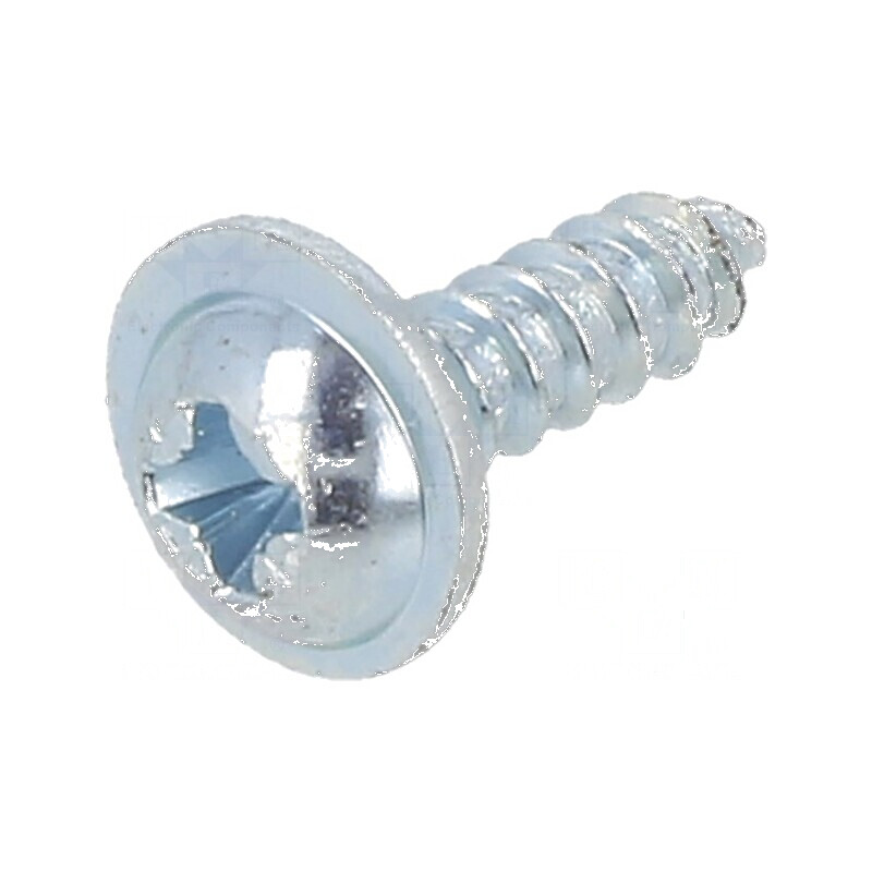 Şurub cu flanşă 2,9x9,5 PZ1 oţel zincat | Electronic-mag.ro | Componente Electronice