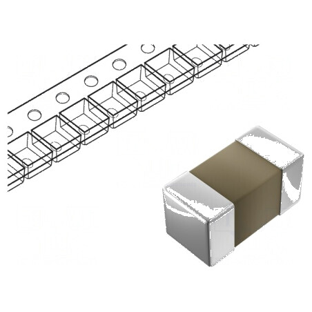 Condensator ceramic MLCC 100nF 25V X5R ±10% SMD 0201 | Electronic-mag.ro | Componente Electronice