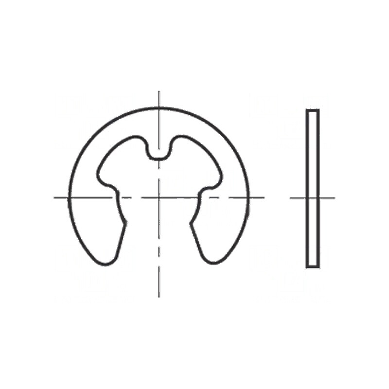 Inel de blocare oțel elastic 1,9mm BN 809 Øext 4,8mm | Electronic-mag.ro | Componente Electronice