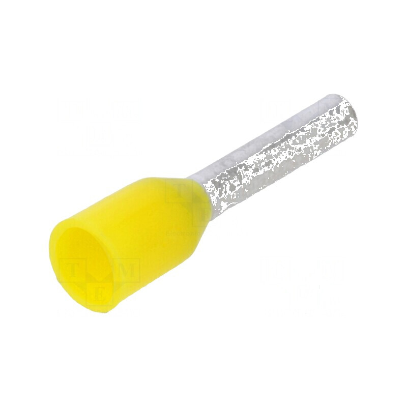 Vârf tub capăt izolată cupru 1mm² 8mm cositorit crimpat | Electronic-mag.ro | Componente Electronice