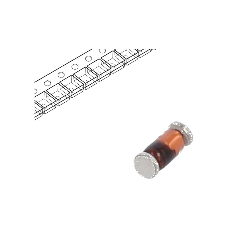 Diodă SMD 75V 0,15A 2ns MiniMELF Ufmax 1V | Electronic-mag.ro | Componente Electronice