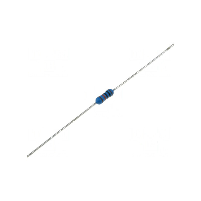 Rezistor metal film 100kΩ 0,6W THT 50ppm/°C Ø2,4x6,3mm ±1% | Electronic-mag.ro | Componente Electronice