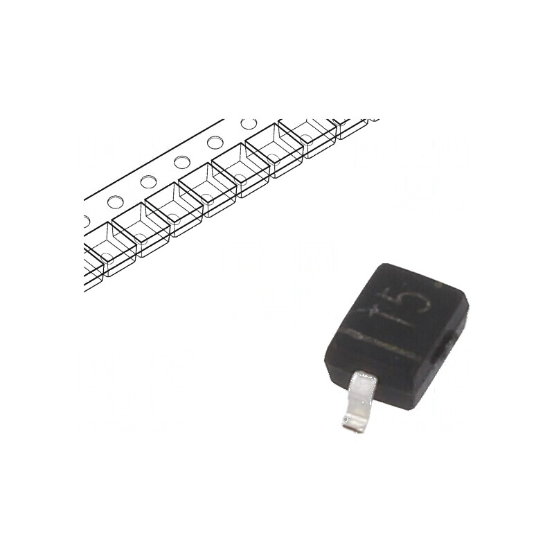 Diodă SMD 75V 0,5A SOD323 1V Ufmax 4A | Electronic-mag.ro | Componente Electronice
