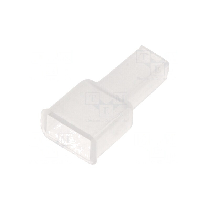 Carcase terminale tată 6,3mm pentru conectori - 1 pistă | Electronic-mag.ro | Componente Electronice