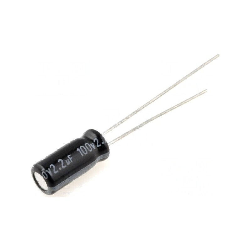 Condensator electrolitic THT 2,2uF 100V Ø5x11mm 2mm Raster | Electronic-mag.ro | Componente Electronice