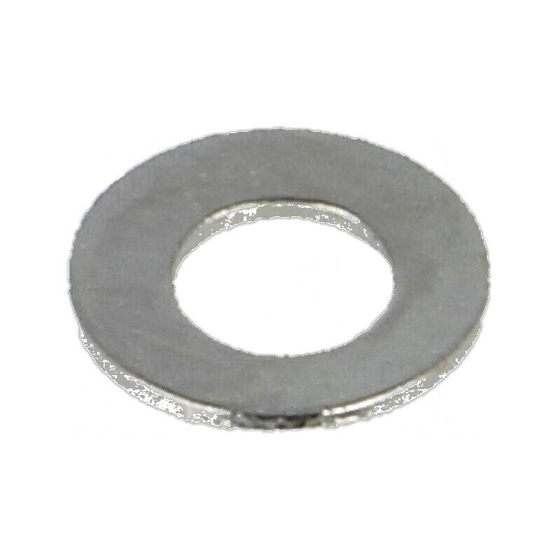 Şaibă rotundă M2 D4,5mm h0,3mm alamă nichelată | Electronic-mag.ro | Componente Electronice
