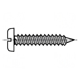 Şurub 2,2x4,5mm Cap Rotund Crestat Oţel Zincat BN 941 | Electronic-mag.ro | Componente Electronice
