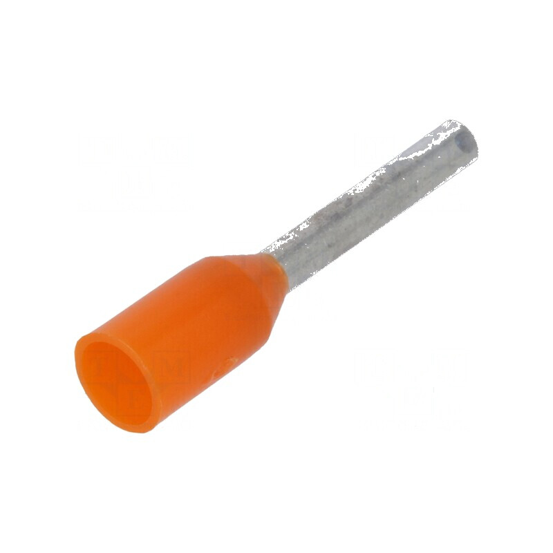 Vârf de tub capăt izolată cupru 0,5mm2 8mm cositorit crimpat | Electronic-mag.ro | Componente Electronice