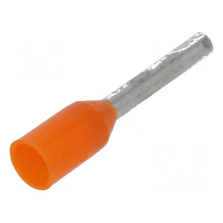 Vârf de tub capăt izolată cupru 0,5mm2 8mm cositorit crimpat | Electronic-mag.ro | Componente Electronice